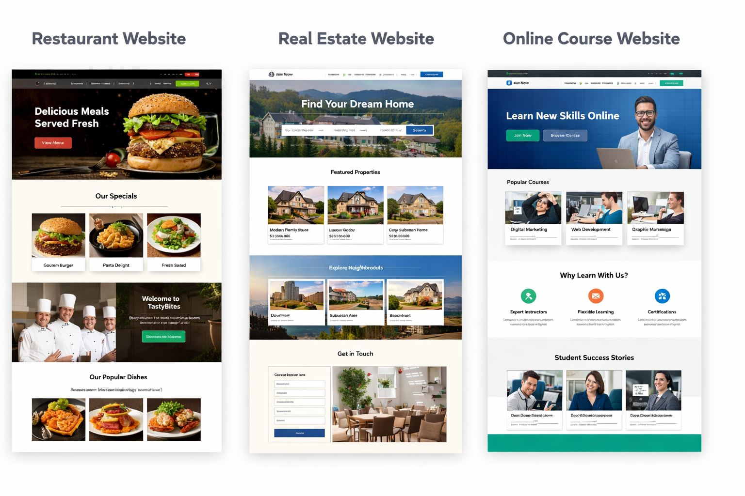 Gourmet Restaurant Website